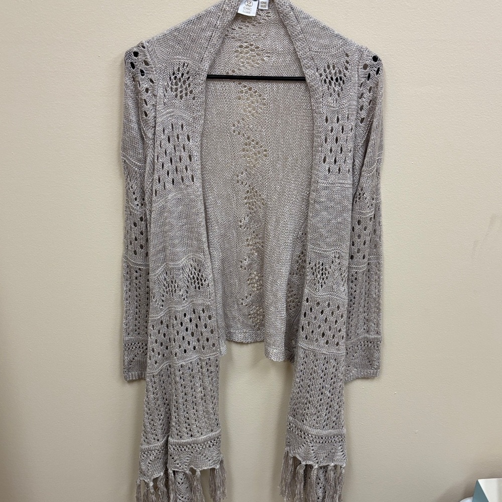 Chic Taupe Women's Cardigan
